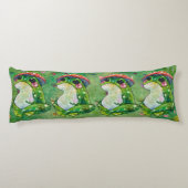 Kikker genaamd Clover Lichaamskussen (Achterkant)