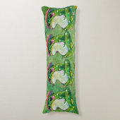 Kikker genaamd Clover Lichaamskussen (Voorkant Verticaal)