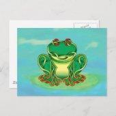 Kikker gevuld briefkaart (Voorkant / Achterkant)