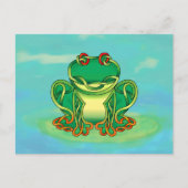 Kikker gevuld briefkaart (Voorkant)