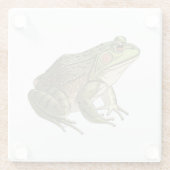 Kikker Glazen Onderzetter (Achterkant)