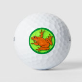 Kikker golfbal golfballen (Voorkant)