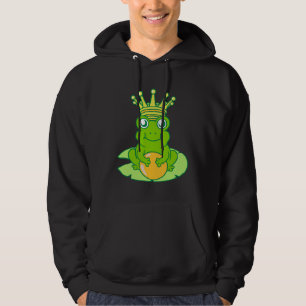 Kikker Gouden Pad Koning Sprookje Kroon Bal Prins Hoodie