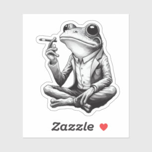 Kikker, grappige kikker, sticker
