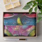 Kikker grillig schilderij Bloemen Decoupage Tissuepapier (Geschenk)