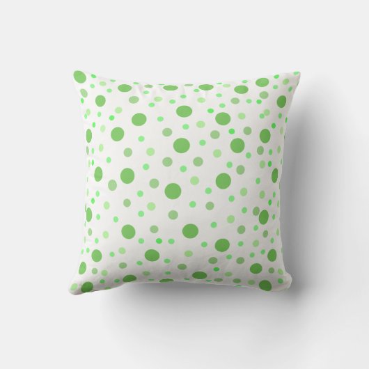 Kikker Groene Stippen kind Naam Foto Sierkussen (Achterkant)