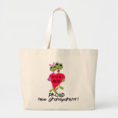 Kikker Grootouder van Jongen Tshirts en Geschenken Grote Tote Bag (Voorkant)