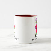 Kikker Grootouder van Jongen Tshirts en Geschenken Tweekleurige Koffiemok (Center)