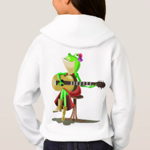 Kikker Guitar Kinder Hoodie Fun