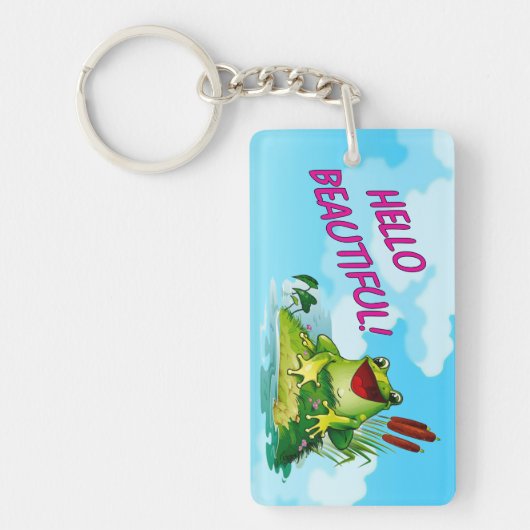 Kikker, Hallo mooi Sleutelhanger (Voorkant)