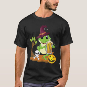 Kikker Halloween Costume Outfit paddestoel T-shirt