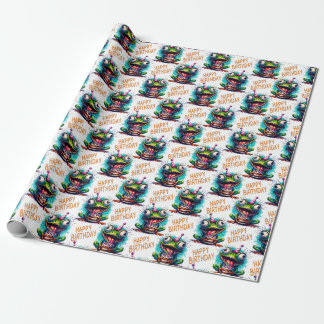 Kikker Happy Birthday Gift Wrapping Paper Roll Cadeaupapier