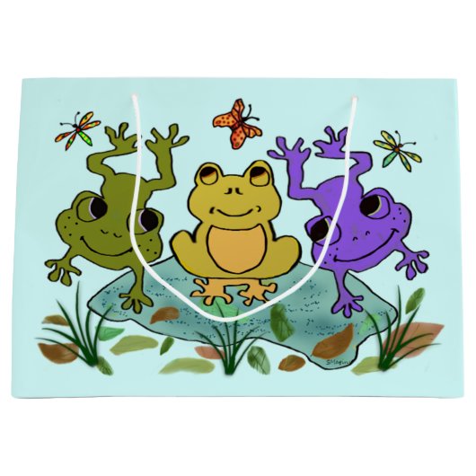 Kikker Happy Groot Cadeauzakje (Voorkant)