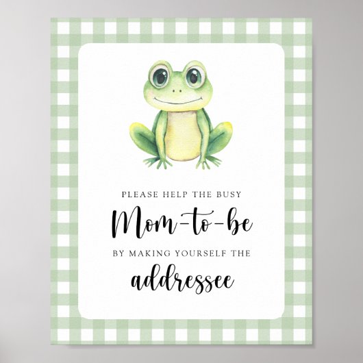 Kikker - Help de bezige aanstaande moeder Poster (Voorkant)