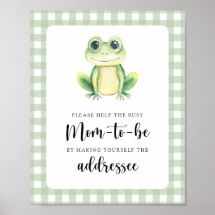 Kikker - Help de drukke moeder-to-be Poster