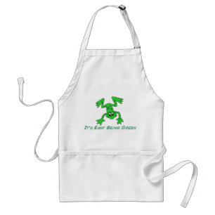 Kikker Het is Easy Apron Standaard Schort
