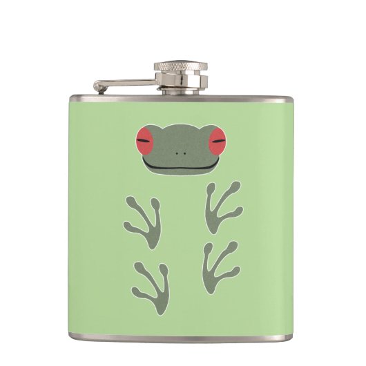 Kikker Heupfles (Voorkant)