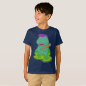 kikker honkbalknuppel t-shirt (Voorkant volledig)