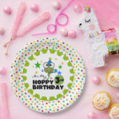 Kikker Hoppy 3rd Birthday Paper Borden Papieren Bordje (Feest)