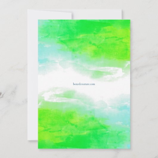 Kikker Housewarming Party Open House Kaart (Achterkant)