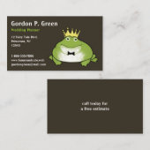 Kikker - Humoureus  Visitekaartje (Voorkant / Achterkant)