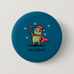 Kikker Huzzah Kikker Ridder Grappig Zwaard Meme Ci Ronde Button 5,7 Cm
