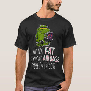 Kikker IK Ben Niet Vet God Heeft Me Airbags Gegeve T-shirt