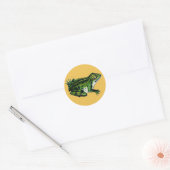  kikker illustratie Stickers (Envelop)