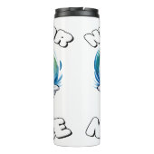 Kikker in bad Nieuwe ik Thermosbeker (Achterkant)