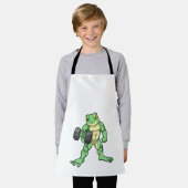 Kikker in Bodybuilding met Dumbbell Schort (Gedragen)