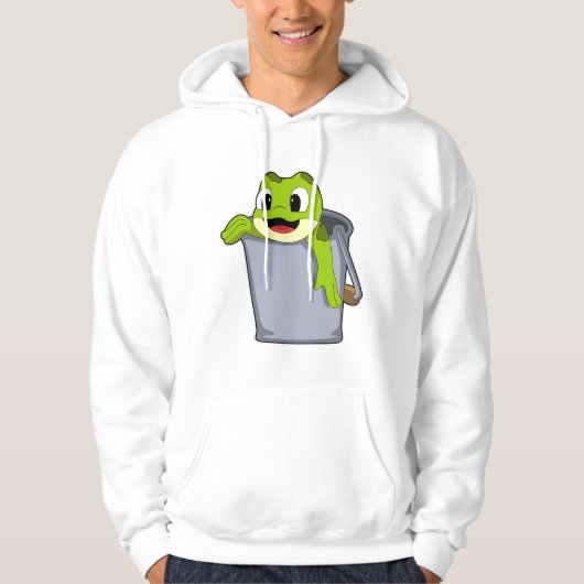Kikker in Bucket Hoodie (Voorkant)