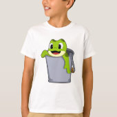 Kikker in Bucket T-shirt (Voorkant)