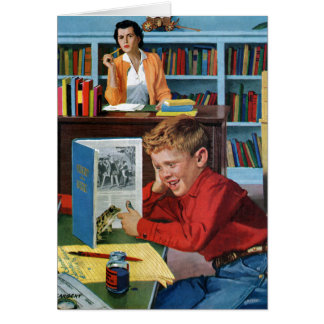 Kikker in de bibliotheek