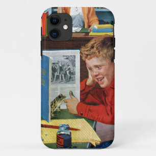 Kikker in de bibliotheek Case-Mate iPhone case