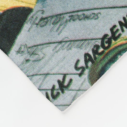 Kikker in de bibliotheek fleece deken (Hoek)