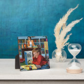 Kikker in de bibliotheek fotoplaat (Insitu)