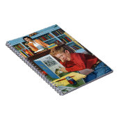 Kikker in de bibliotheek notitieboek (Rechterzijde)