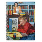 Kikker in de bibliotheek notitieboek (Voorkant)