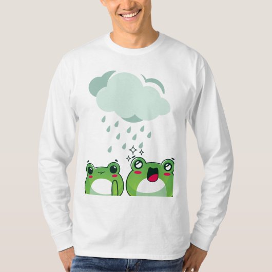 kikker in de overstroming t-shirt (Voorkant)