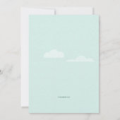 Kikker in de papieren uitnodiging (Achterkant)