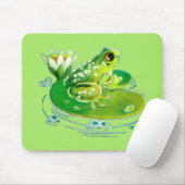 Kikker in een hangmousepad muismat (Met muis)