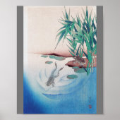 Kikker in een Pond, Watanabe Seitei Poster (Voorkant)