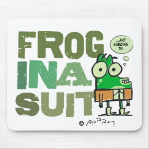 Kikker in een Suit Mousepad Muismat