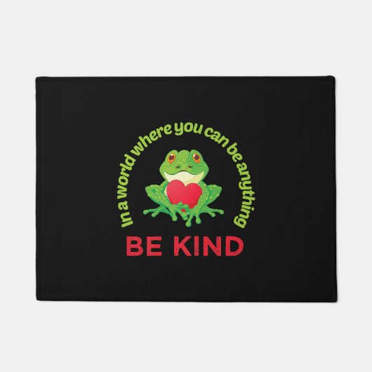 Kikker |In een wereld waar je alles kunt zijn Deurmat (Voorkant)