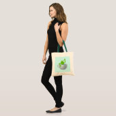 Kikker in een zak tote bag (Voorkant (model))
