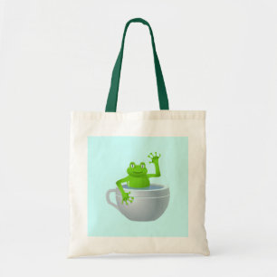 Kikker in een zak tote bag