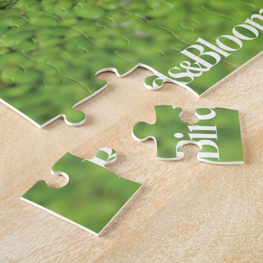 Kikker in groene algen legpuzzel (Zijkant)