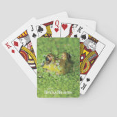 Kikker in groene algen speelkaarten (Achterkant)