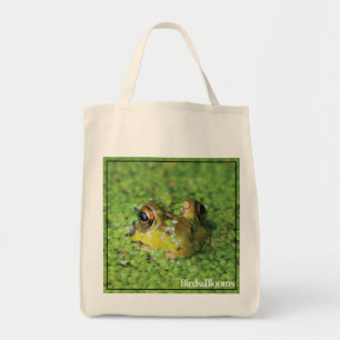 Kikker in groene algen tote bag