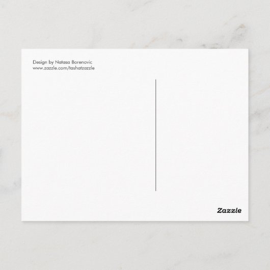 Kikker in het groen Kijken naar u Dank u Briefkaar Briefkaart (Achterkant)